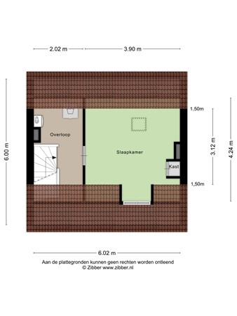 Floorplan - Danie Theronstraat 22, 5025 DG Tilburg