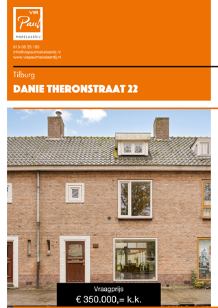 Brochure preview - brochure Danie Theronstraat 22 Tilburg