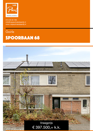 Brochure preview - brochure Spoorbaan 68 Goirle