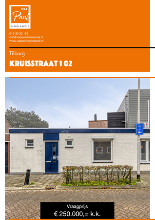 Brochure preview - brochure Kruisstraat 1 02 Tilburg