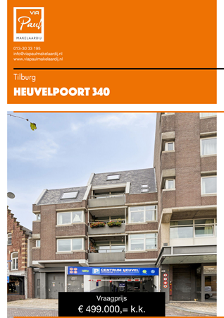 Brochure preview - brochure Heuvelpoort 340 Tilburg
