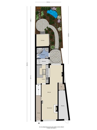 Floorplan - Javastraat 68, 5014 CH Tilburg