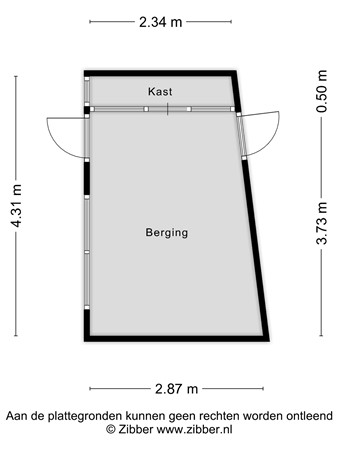 Floorplan - Hagelkruisplein 27, 5038 ME Tilburg