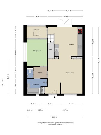 Floorplan - Bosscheweg 158-11, 5015 AE Tilburg