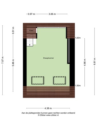 Floorplan - Diepenstraat 85, 5025 MR Tilburg