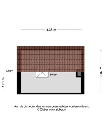 Floorplan - Roggestraat 51, 5025 MA Tilburg