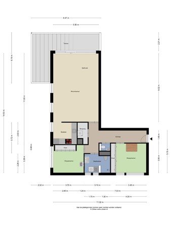 Floorplan - Magentahof 39, 5044 SP Tilburg