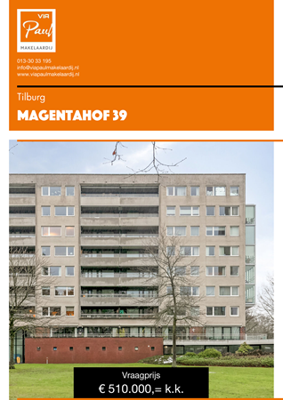 Brochure preview - brochure Magentahof 39 Tilburg
