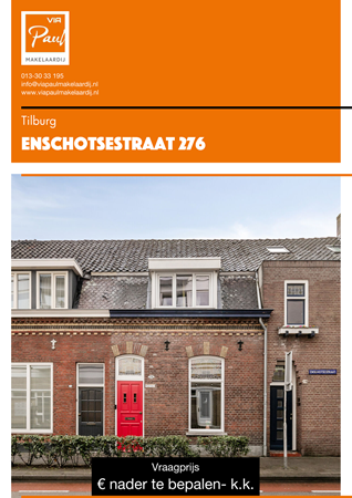 Brochure preview - brochure Enschotsestraat 276 Tilburg