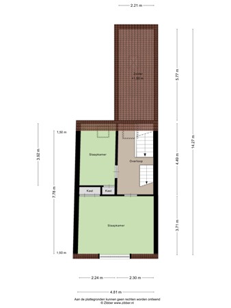 Floorplan - Enschotsestraat 276, 5014 DL Tilburg