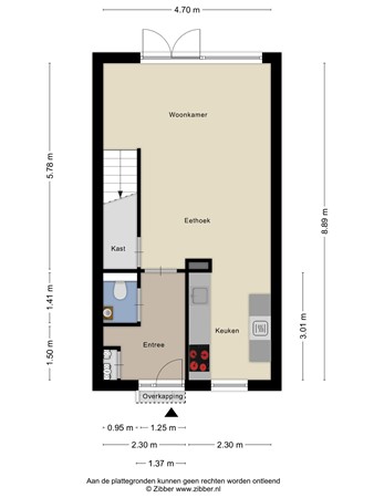 Floorplan - Dahliahof 19, 5014 AV Tilburg