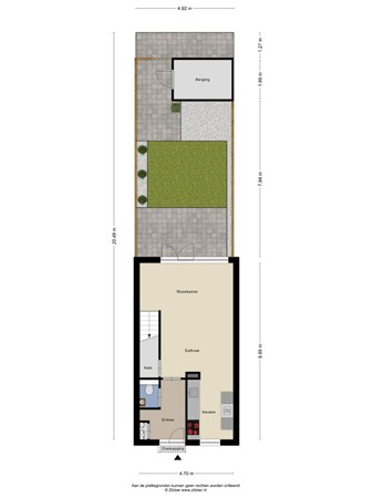 Floorplan - Dahliahof 19, 5014 AV Tilburg