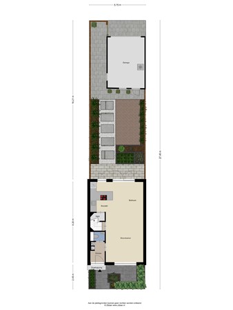 Floorplan - Heusdenlaan 18, 5045 BN Tilburg