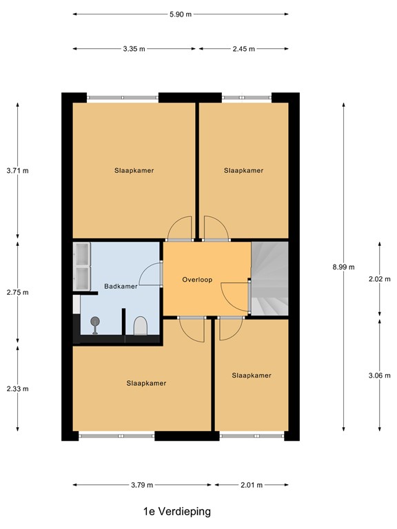 mediumsize floorplan
