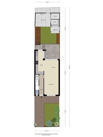 Floorplan - Hyacintstraat 14, 5014 EK Tilburg