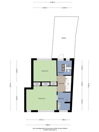 Floorplan - Groeseindstraat 103, 5046 XA Tilburg