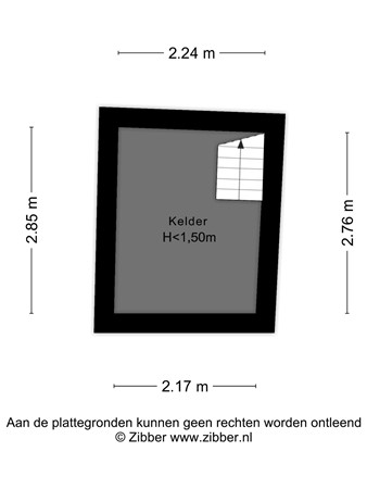 Floorplan - Groeseindstraat 103, 5046 XA Tilburg