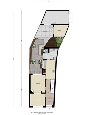 Floorplan - Groeseindstraat 103, 5046 XA Tilburg