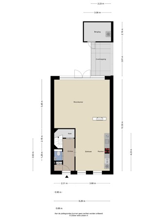Floorplan - Sint Pieterspark 145, 5014 SL Tilburg