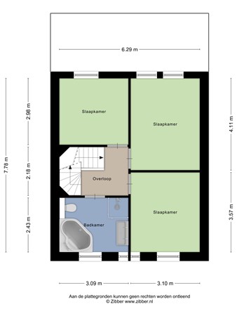 Floorplan - Sint Pieterspark 145, 5014 SL Tilburg