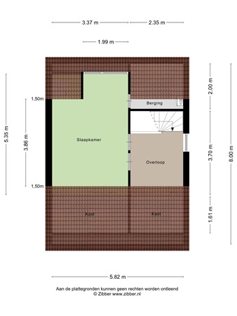 Floorplan - Beeklaan 97, 5032 AB Tilburg