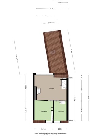 Floorplan - Rosmolenplein 11, 5014 ES Tilburg
