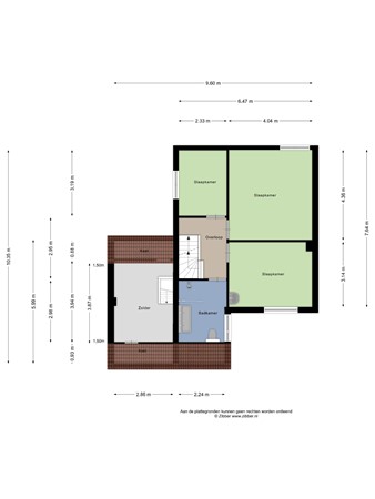 Floorplan - Jan Tinbergenlaan 75, 5056 WE Berkel-Enschot