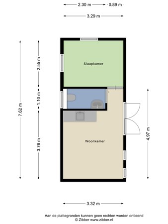 Floorplan - Jan Tinbergenlaan 75, 5056 WE Berkel-Enschot