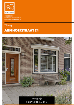 Brochure preview - brochure Armhoefstraat 24 Tilburg