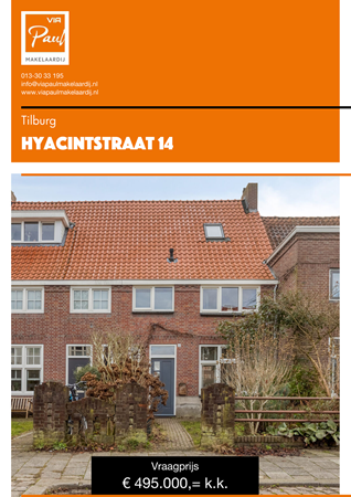 Brochure preview - brochure Hyacintstraat 14 Tilburg