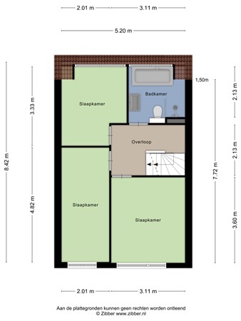 Floorplan - Barneveldstraat 49, 5043 CA Tilburg
