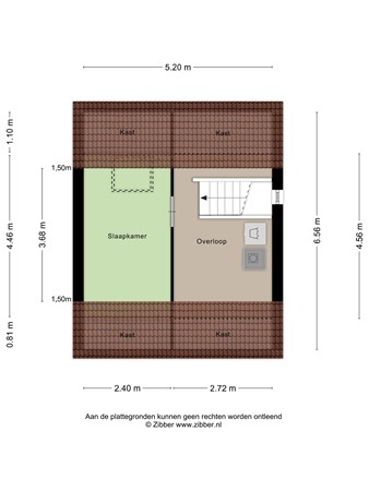 Floorplan - Barneveldstraat 49, 5043 CA Tilburg