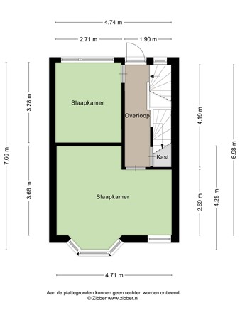 Floorplan - Leenherenstraat 34, 5021 CJ Tilburg