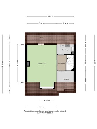 Floorplan - Predikherenlaan 98, 5042 CP Tilburg