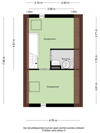 Floorplan - Dahliahof 19, 5014 AV Tilburg
