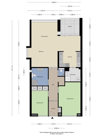 Floorplan - Kreitenmolenstraat 44a, 5071 BE Udenhout