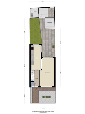 Floorplan - Postelse Hoeflaan 76, 5042 KL Tilburg
