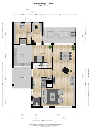 Floorplan - Weteringlaan 192, 5032 XW Tilburg