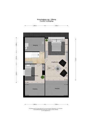 Floorplan - Weteringlaan 192, 5032 XW Tilburg