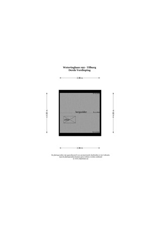 Floorplan - Weteringlaan 192, 5032 XW Tilburg