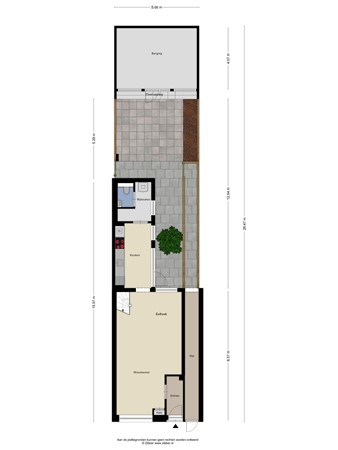 Floorplan - Lange Nieuwstraat 150, 5041 DJ Tilburg
