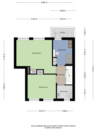 Floorplan - Gildestraat 40, 5021 DJ Tilburg