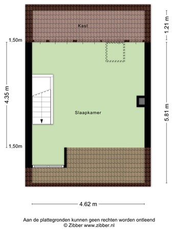 Floorplan - Groenstraat 77, 5021 EL Tilburg