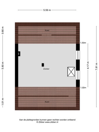 Floorplan - Broekhovenseweg 111a, 5021 LC Tilburg