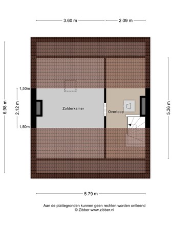 Floorplan - Hertogenstraat 12, 5121 VP Rijen