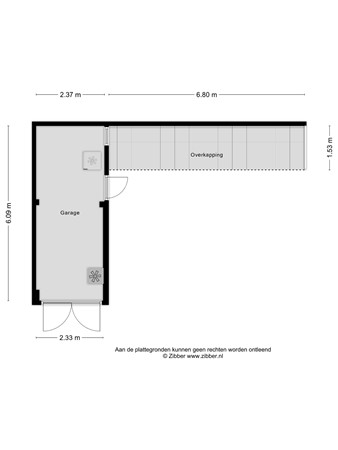Floorplan - Hertogenstraat 12, 5121 VP Rijen