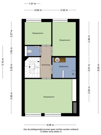 Floorplan - Sint Pieterspark 96, 5014 SK Tilburg
