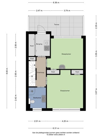 Floorplan - Karel Doormanlaan 57, 5025 ZE Tilburg