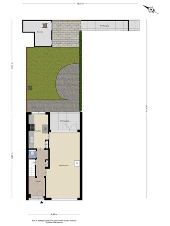 Floorplan - Karel Doormanlaan 57, 5025 ZE Tilburg
