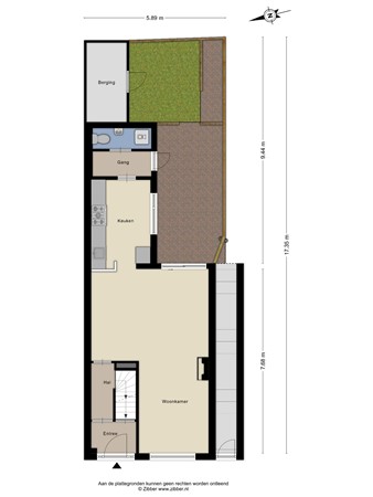 Floorplan - Broekhovenseweg 126, 5021 LJ Tilburg